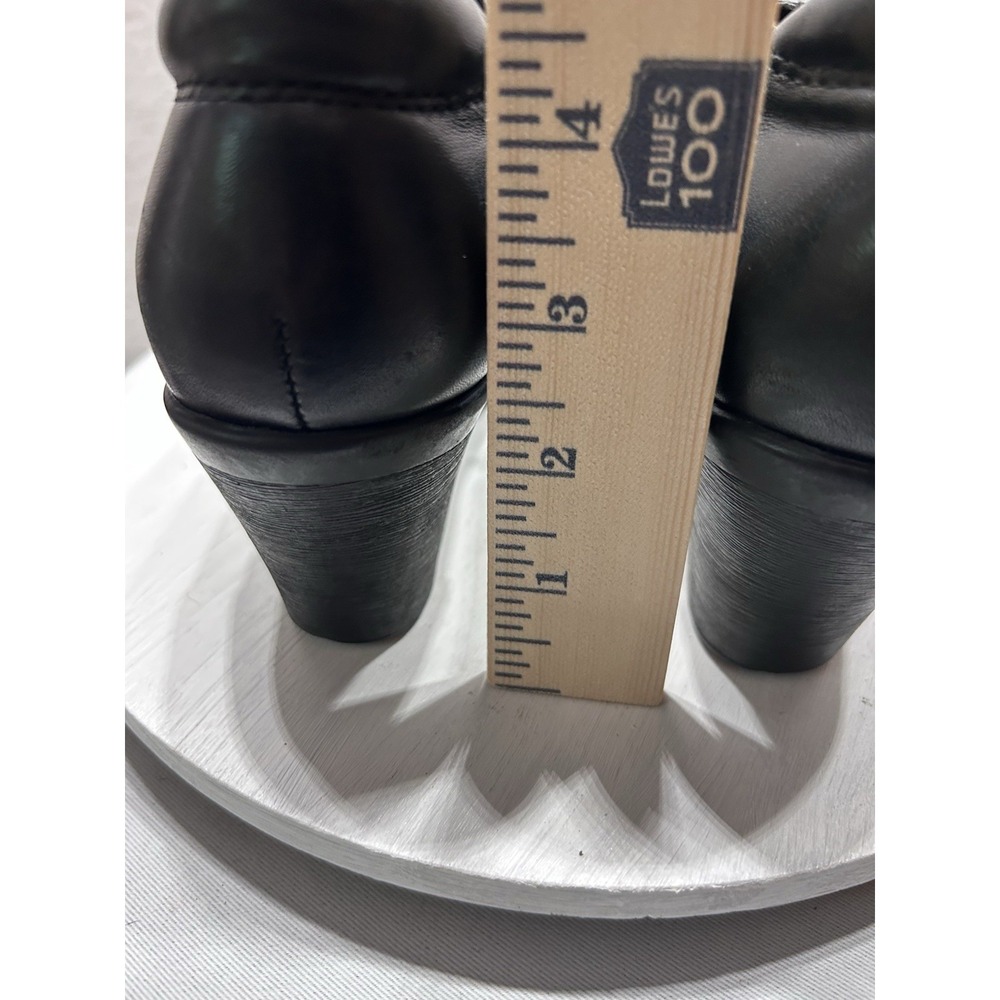 Clarks Bendables Women's Size 8M Black Leather Zip Booties EUC - Picture 10 of 13